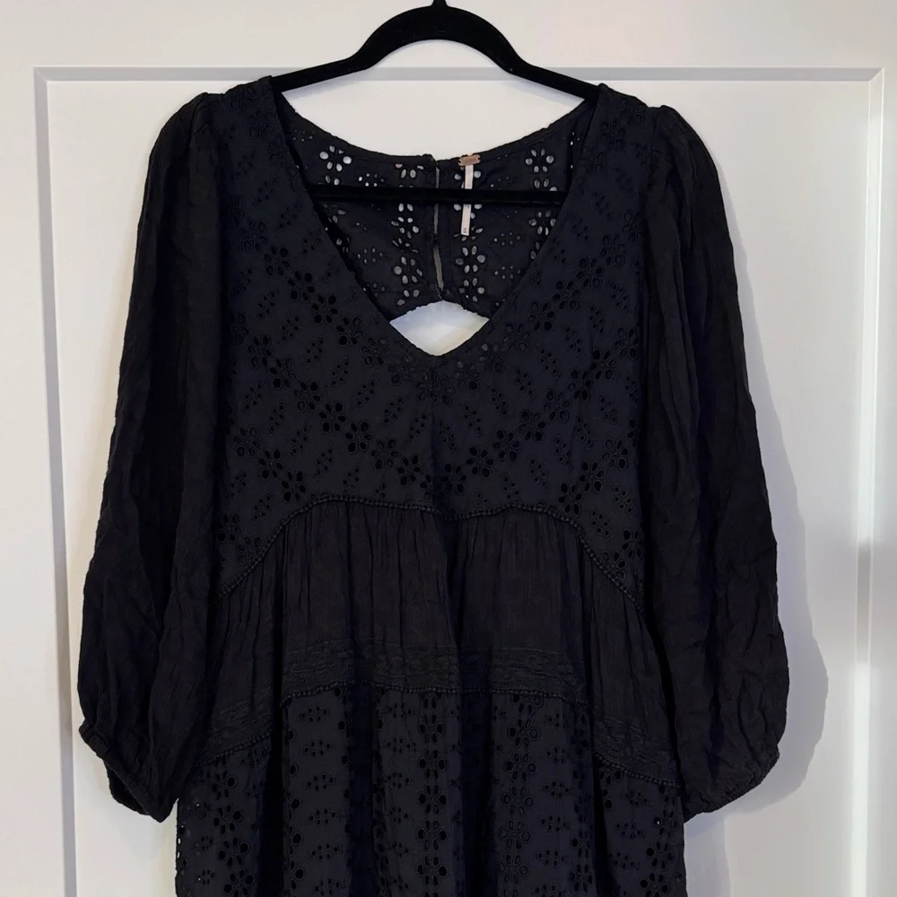 Free People Mockingbird Maxi in Black - Picture 7 of 9